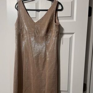 Gold dress for the holiday